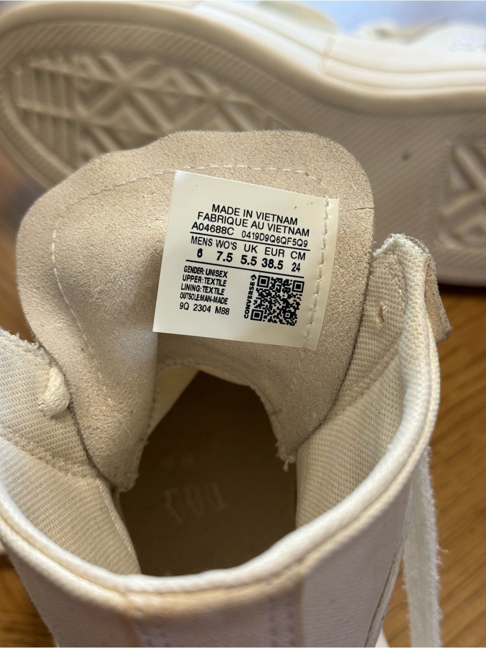 Converse Chuck Taylor All Star White Platform Sneakers - Picture 11 of 16